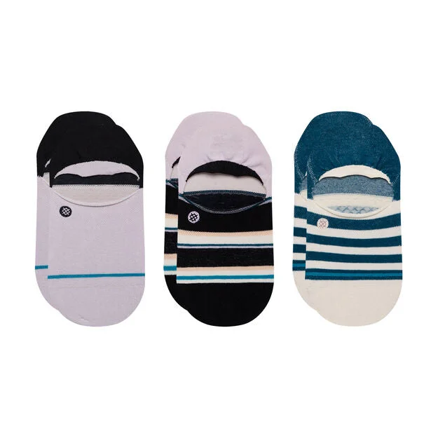 surf clothing for all levels of surfers-Stance Less is More 3 Pack Sock