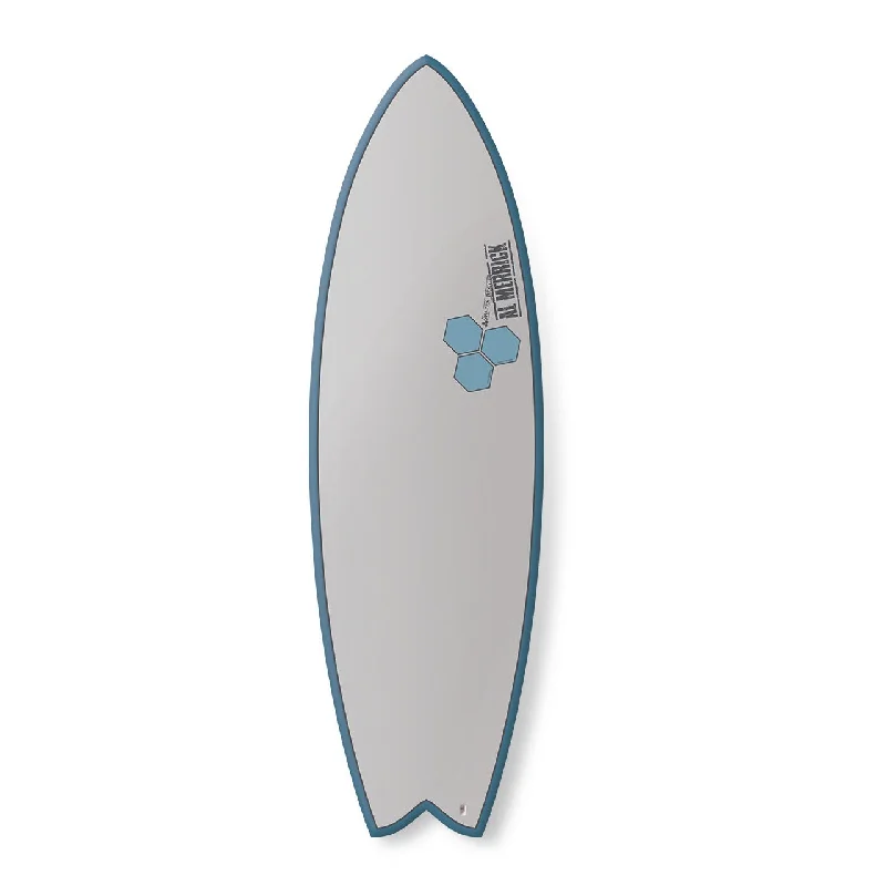 surfboards with optimized rocker profiles-Channel Islands (Al Merrick) High 5 - Tuflite V-Tech - FCS2 Quad