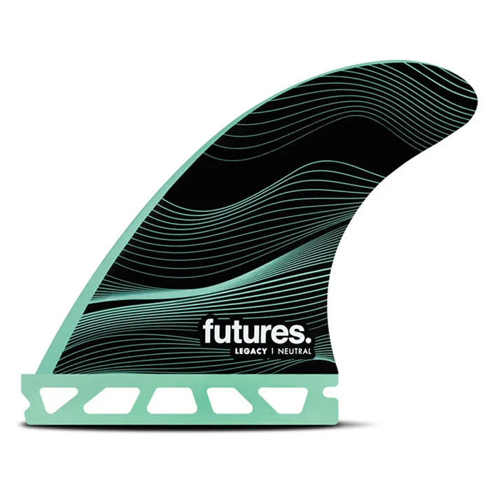 surfboard fins for improved flow through turns-Futures Fins F4 Legacy Series Honeycomb Tri Fin Set - Small