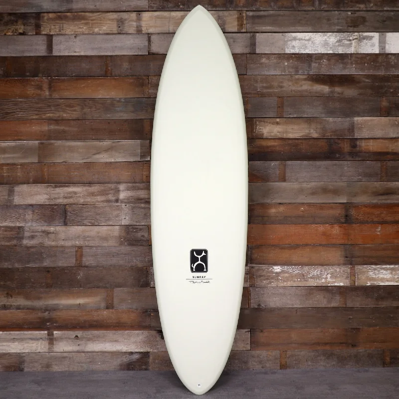 surfboards with innovative materials for strength and flexibility-Firewire Sunday Thunderbolt Red 7'0 x 21 ½ x 3 ⅛ Surfboard - Volan Green