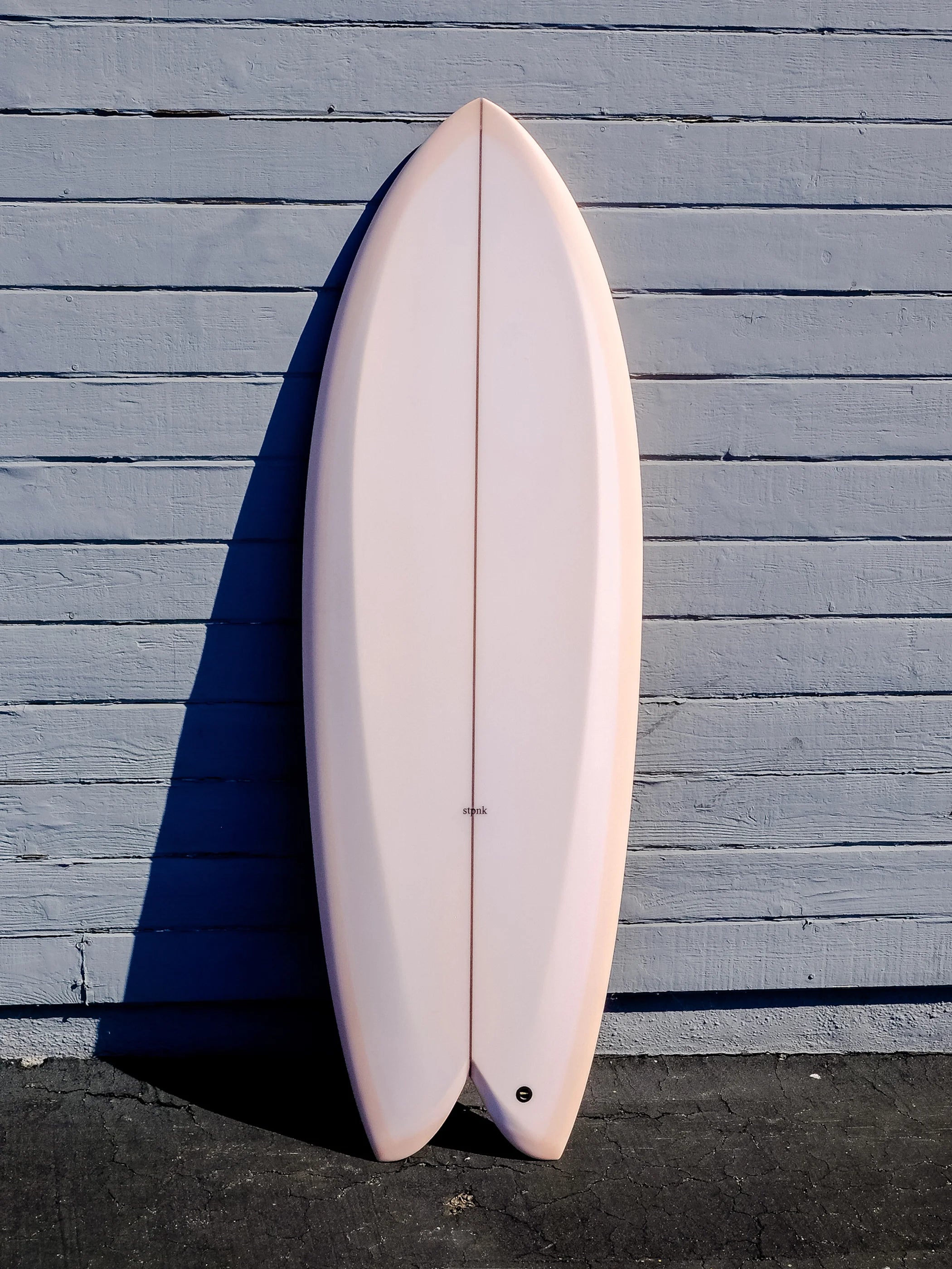 surfboards for smooth transitions between waves-5’4” Type 2 Fish Champagne Pink Surfboard