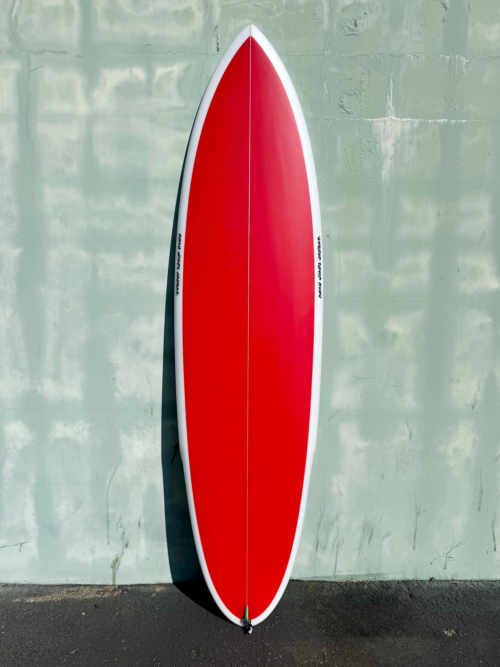 surfboards for faster paddle power-Simon Jones Designs | 6’6” Little Wing Red Surfboard