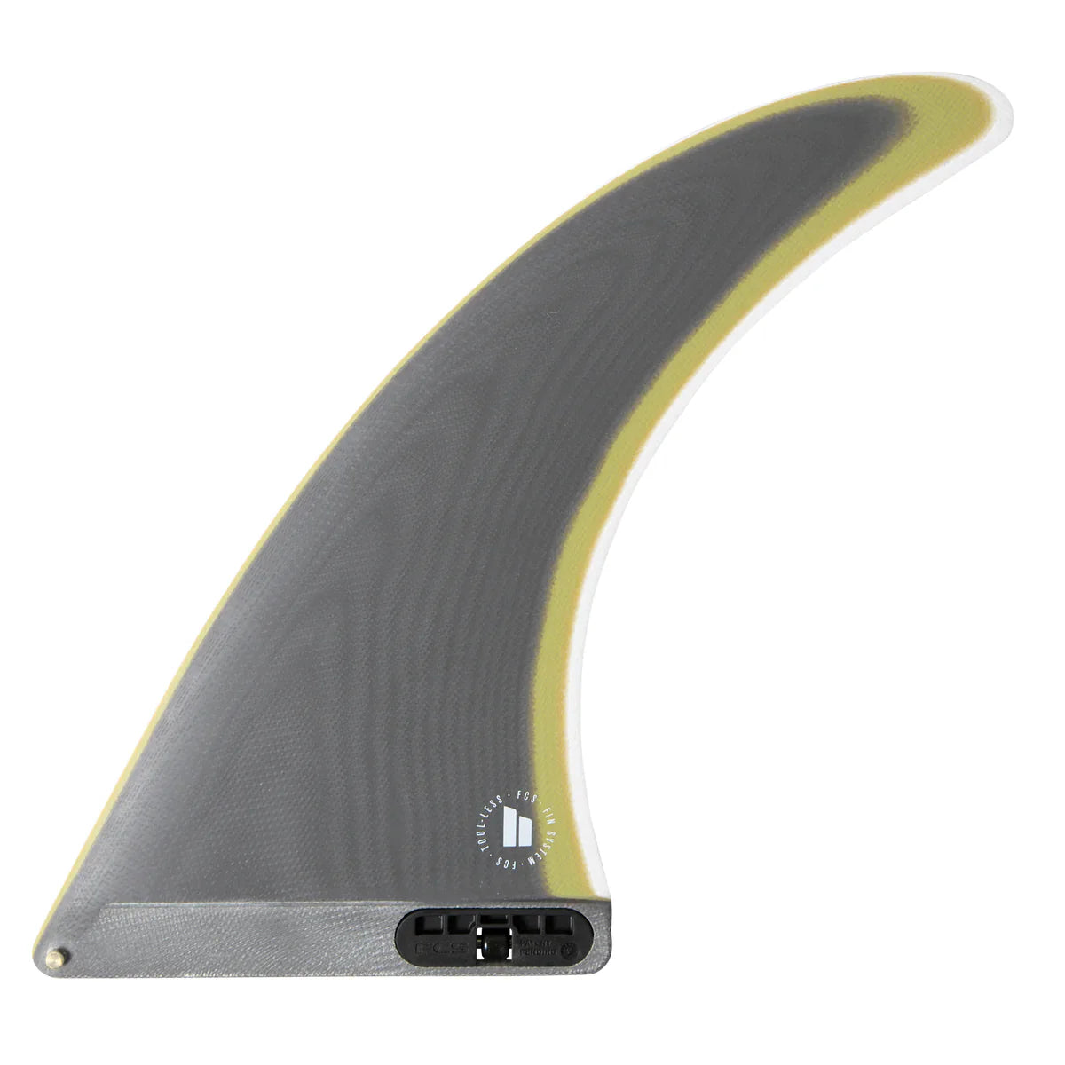 surfboard fins for better overall performance-FCS II Clique PG Longboard Fin - Charcoal