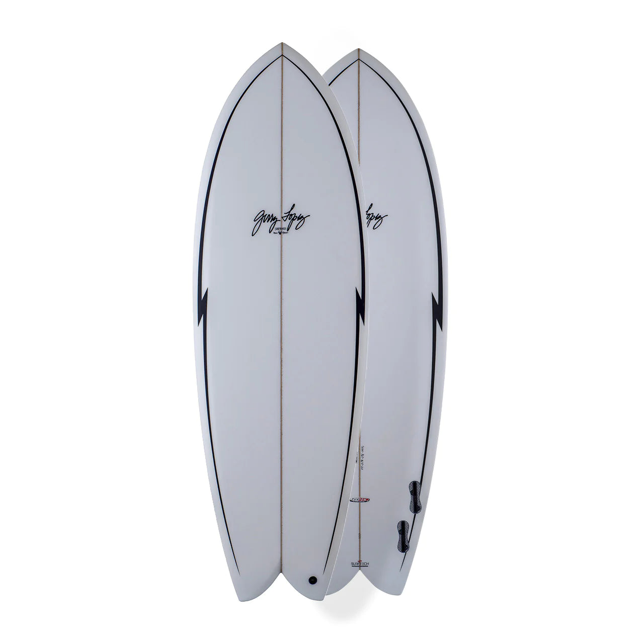 surfboards with removable fins for easy customization-Gerry Lopez Something Fishy - Fusion HD - Futures Quad