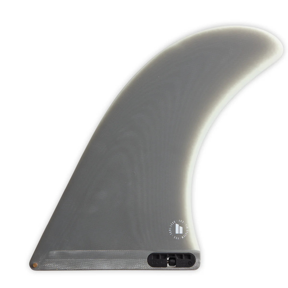 surfboard fins for better traction-FCS II Pivot II PG Longboard Fin - Charcoal/Grey