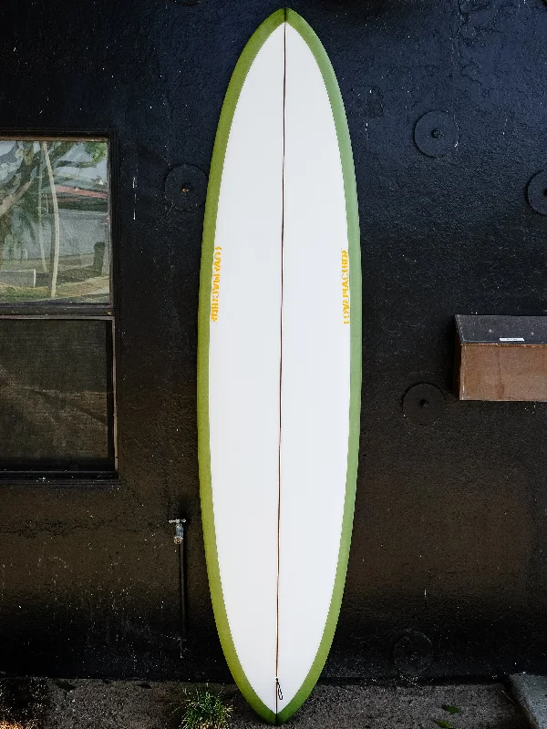 surfboards for all-season surfing-Love Machine | ThickLizzy 7’10” Moss Clear Surfboard