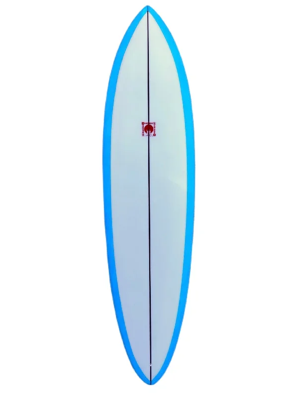 surfboards for pro-level wave domination-Kris Hall | New Speed Way Boogy 7'0" Clear Blue