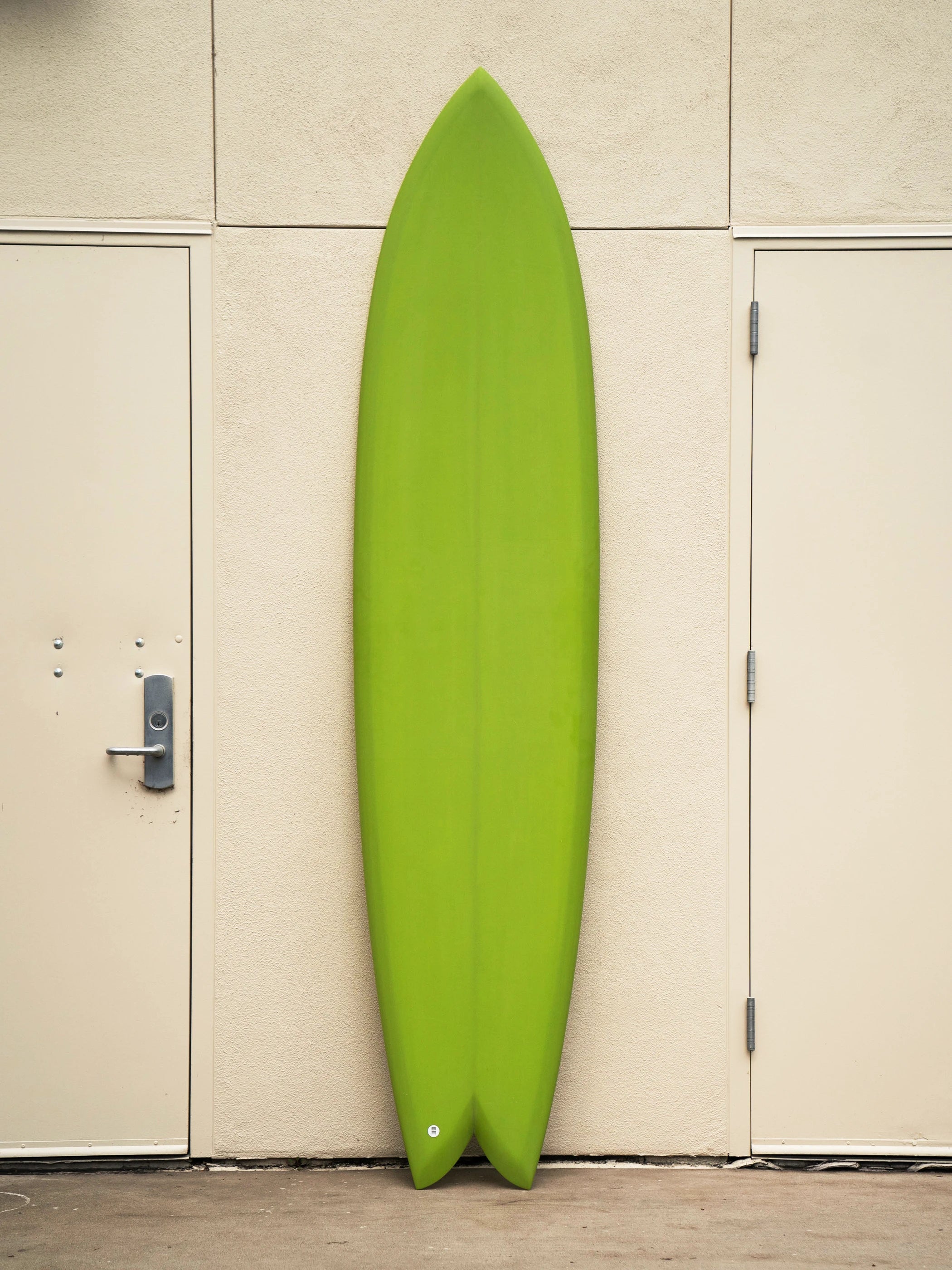 surfboards for better paddling efficiency-Deepest Reaches | 8’6” Mega Fish Lime Green Surfboard