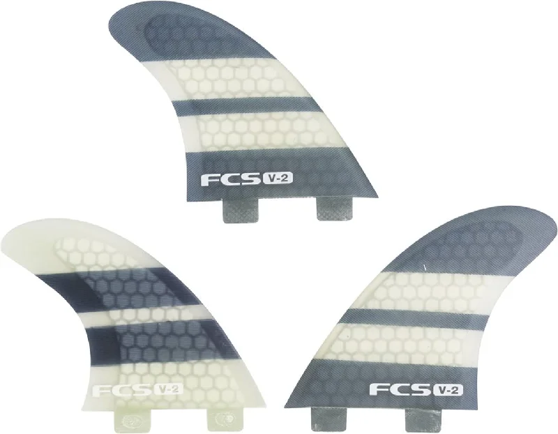 surfboard fins with added volume for buoyancy-FCS 1 V2 Performance Core Thruster Surfboard Fins