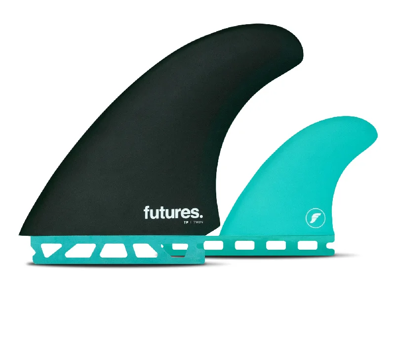 surfboard fins for better rail-to-rail performance-Futures Timmy Patterson TP Twin +1 Fin Set-Frost