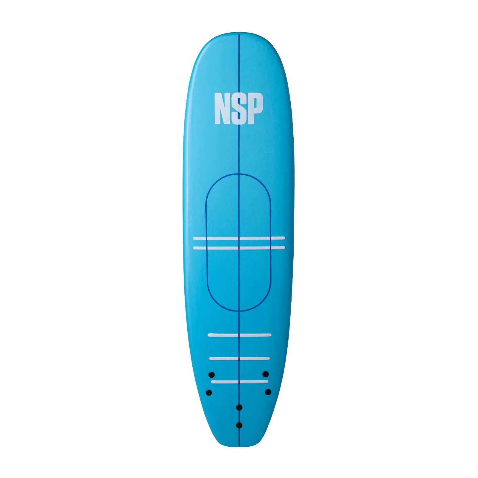 surfboards with sharp rails for maximum speed-NSP Teacher's Pet Softboard Blue