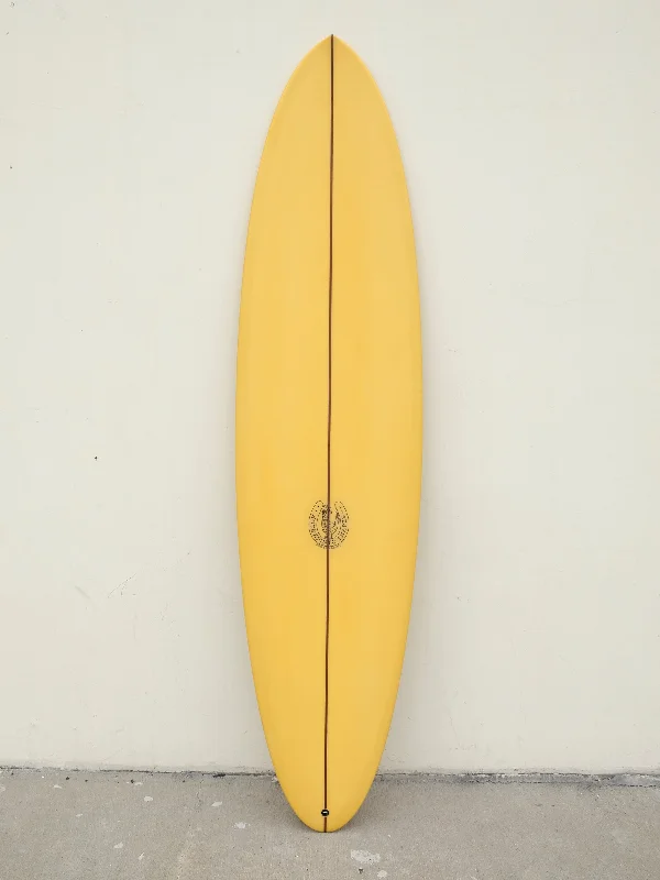 surfboards for perfect wave alignment-7'8" Thin Twin - Yellow Deck Tint Surfboard