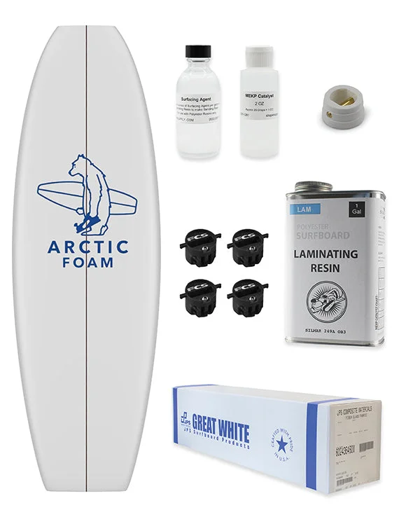 surfboards for improved wave entry-Fish Surfboard Kit