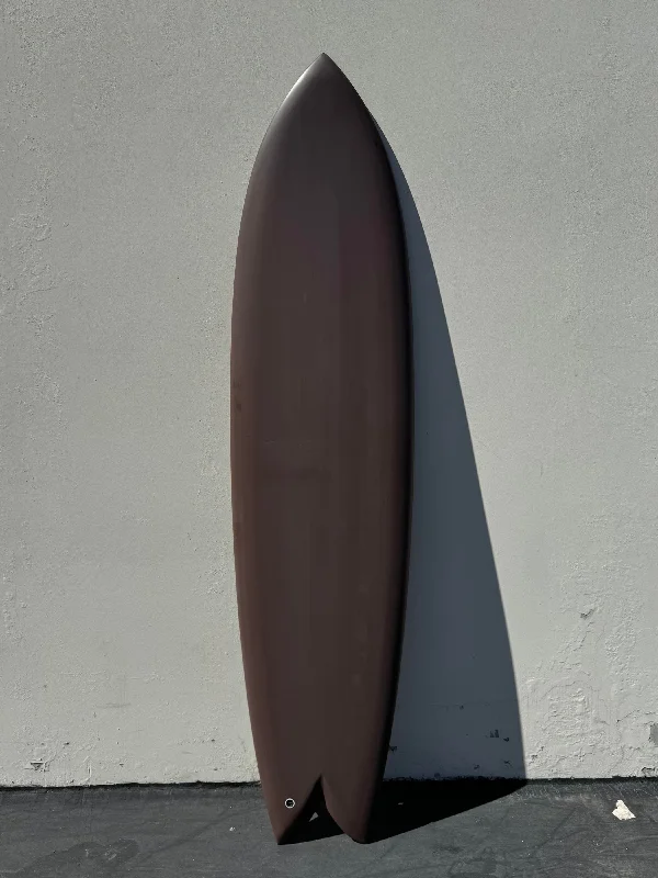 surfboards with low-profile designs for fast waves-Deepest Reaches | 7’6" Mega Fish Brown Surfboard