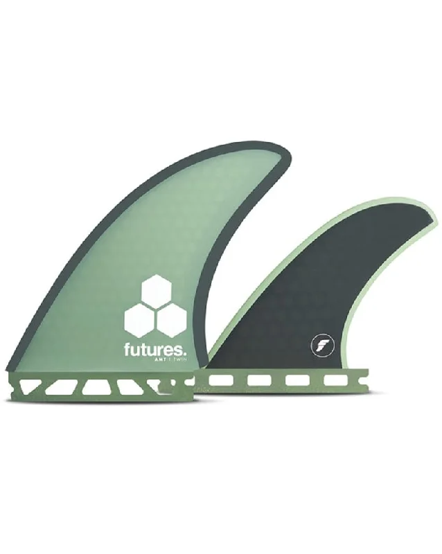 surfboard fins with enhanced flex for smooth rides-AMT HC Twin + 1 Fins