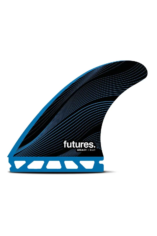 surfboard fins for responsive and quick maneuvers-Futures Fins Legacy R6 HC Thruster Fin - Blue