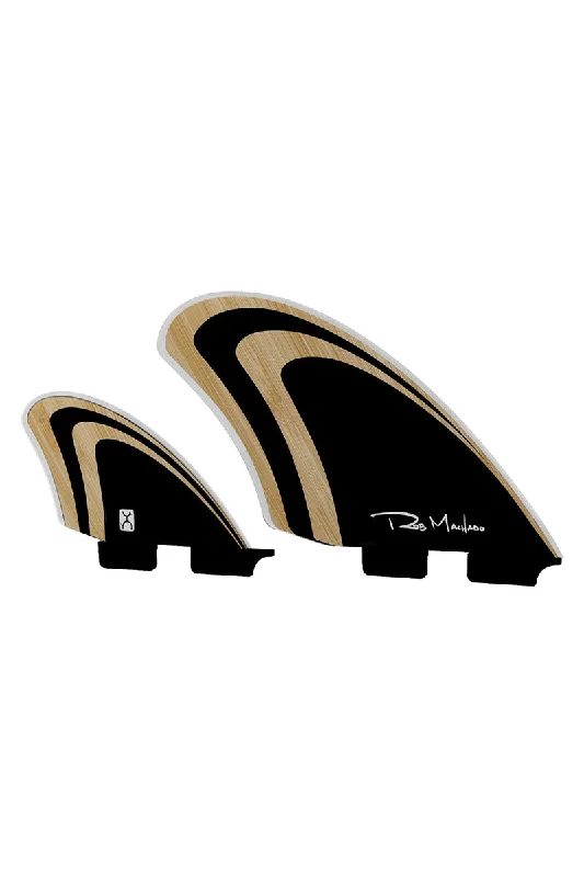 surfboard fins with universal compatibility-Machado Seaside Quad Fin - Twin Tab