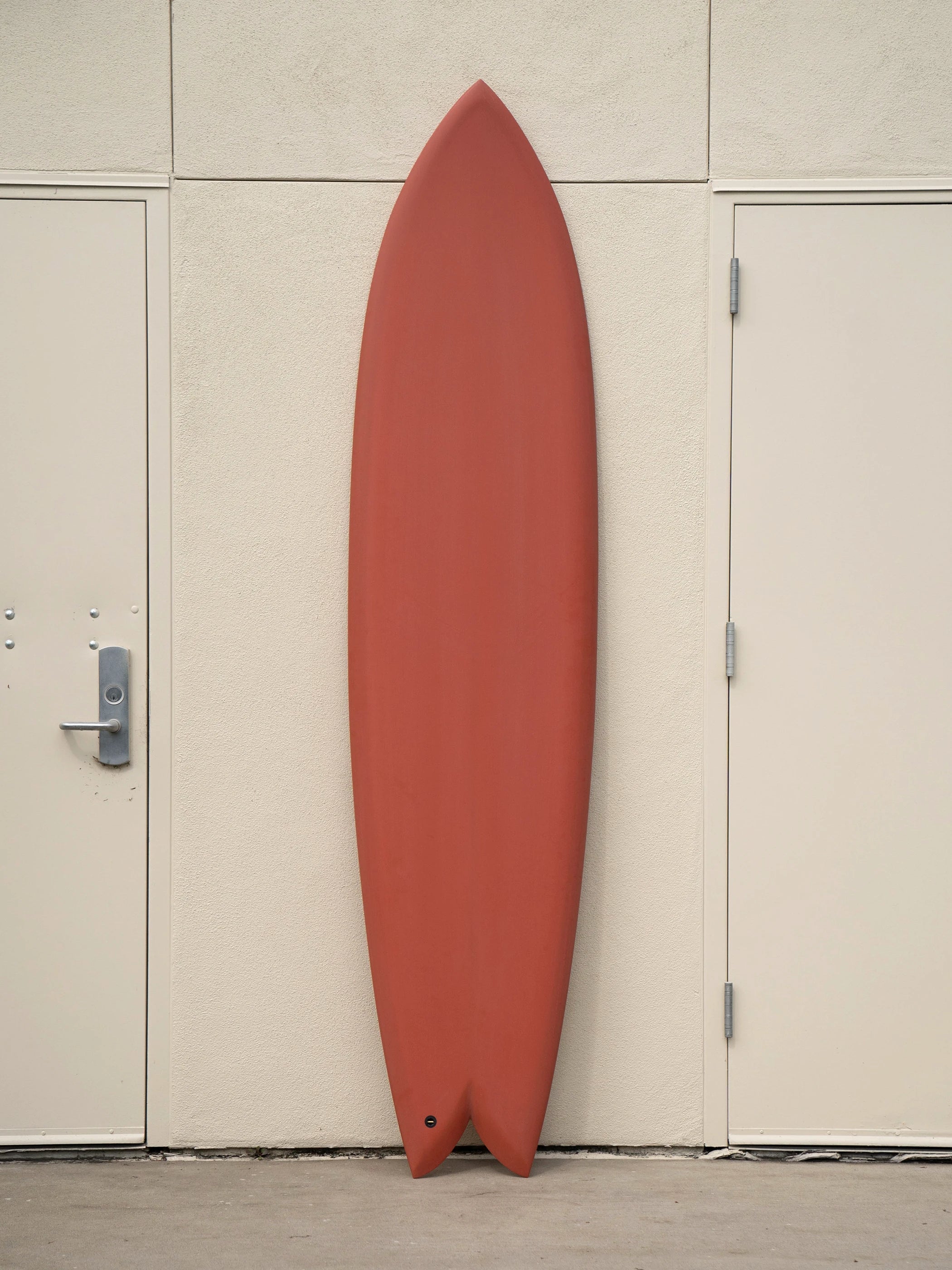 surfboards with high-performance concave shapes-Deepest Reaches | 8’0” Mega Fish Orange Cream Surfboard