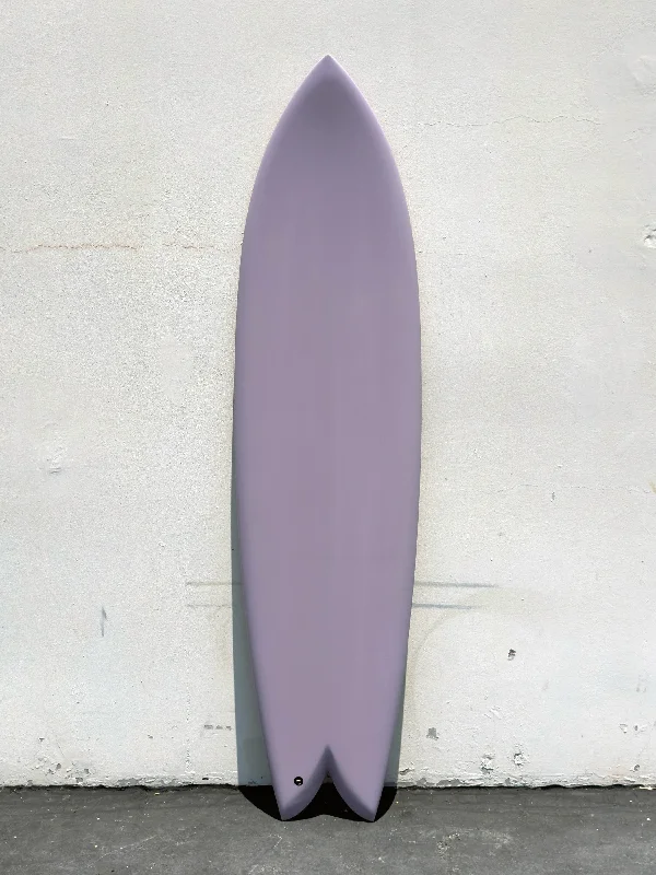 eco-friendly surfboards made from sustainable materials-Deepest Reaches | 7’0” Mega Fish Reserve Purple Surfboard