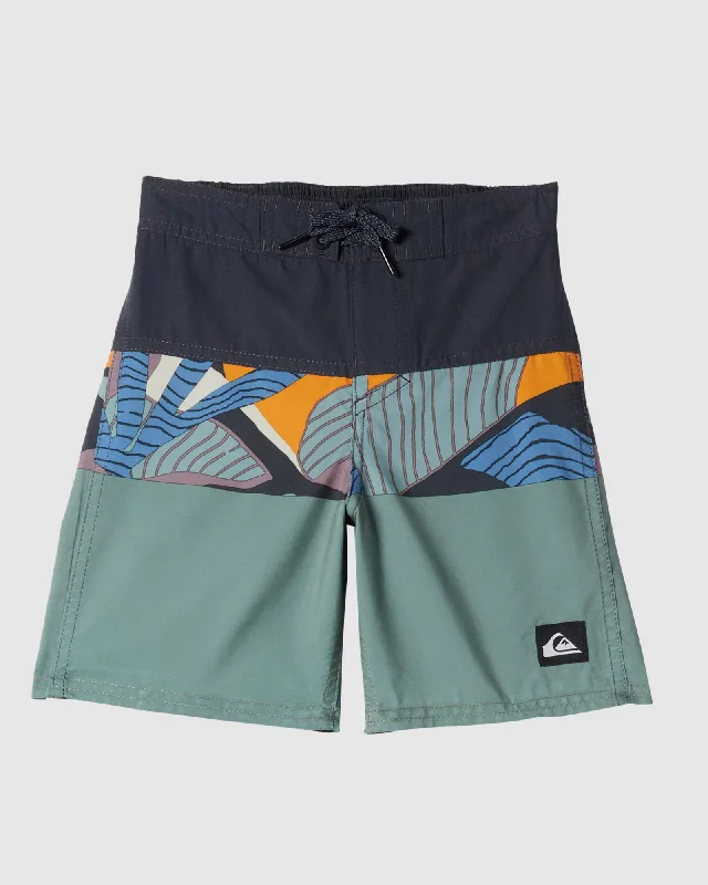 surf clothing for maximum protection in the surf-Boys 2-7 Everyday Panel 13" Boardshorts