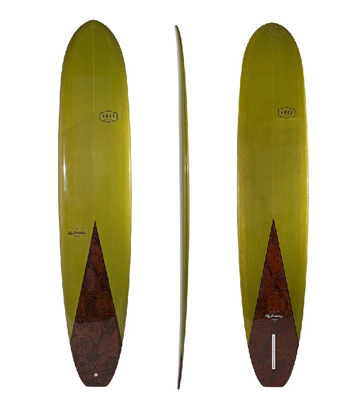 surfboards with better grip on bigger waves-Re-evolution by Beau Young Longboard - Olive