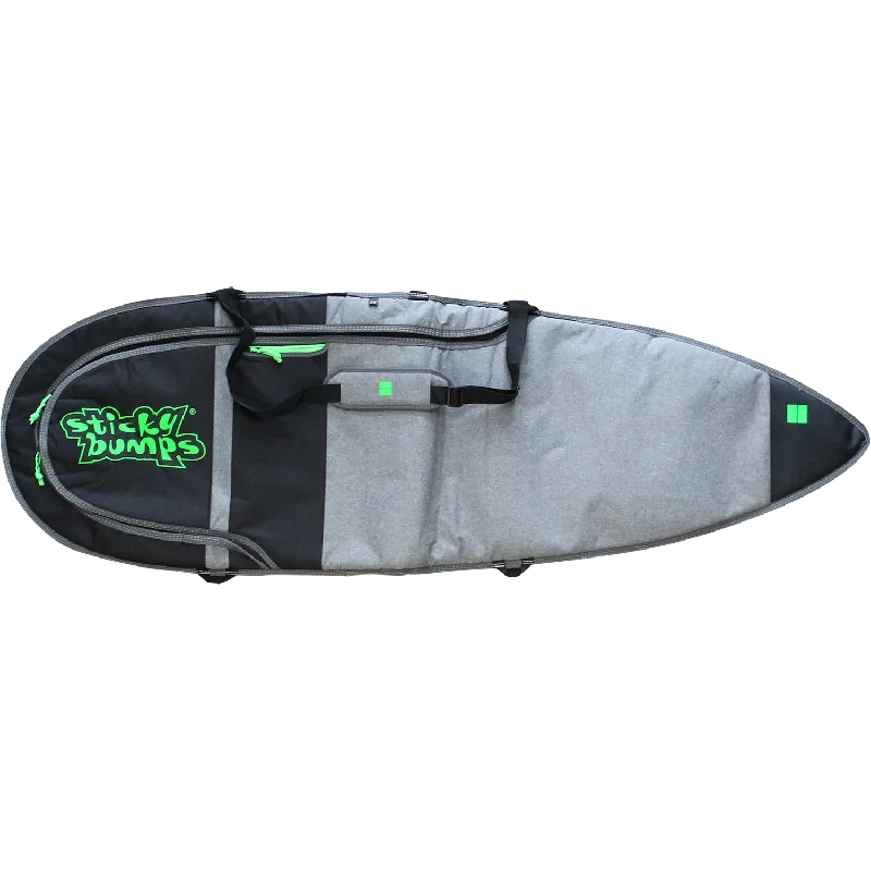 best surfboards for beginners-Sticky Bumps Dayrunner Thruster Bag 5' Grey