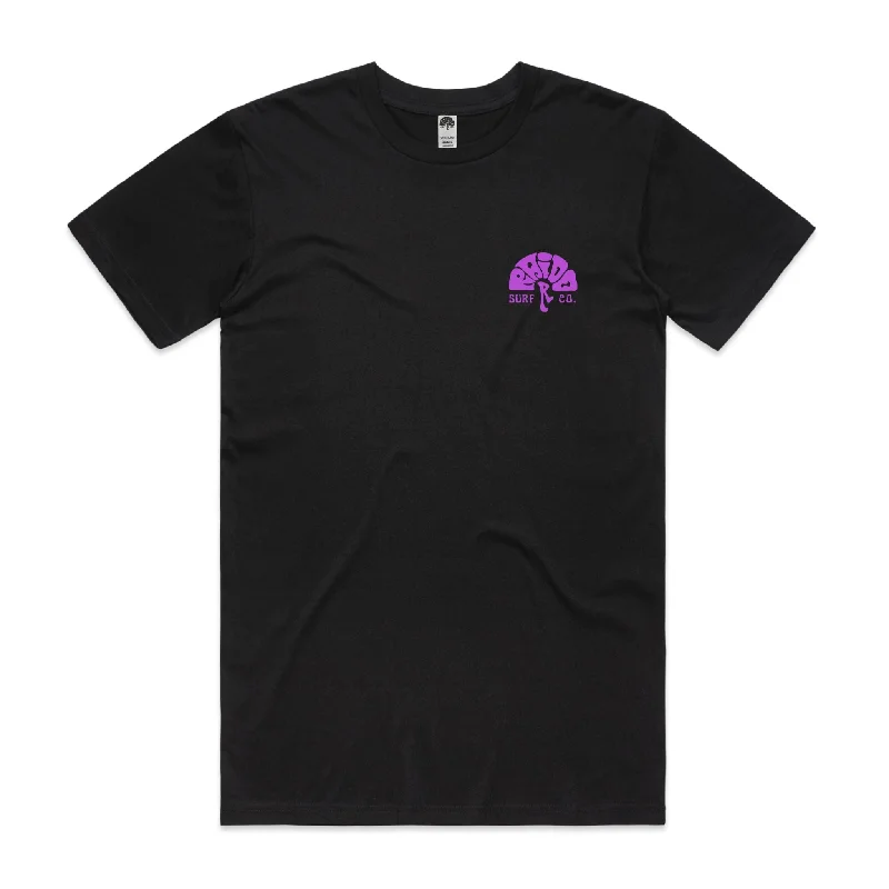 surf clothing with lightweight, compressive fabric-Raido Orchid T-shirt