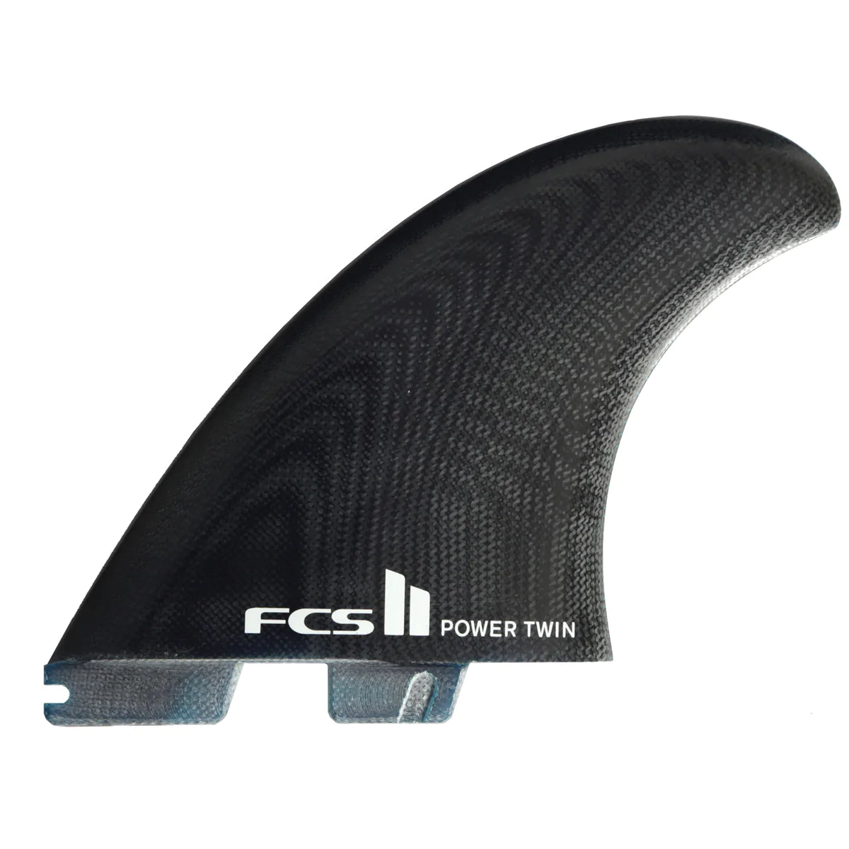 surfboard fins with minimal drag for quicker rides-Fcs 2 Power Twin And Trailer Surfboard Fins