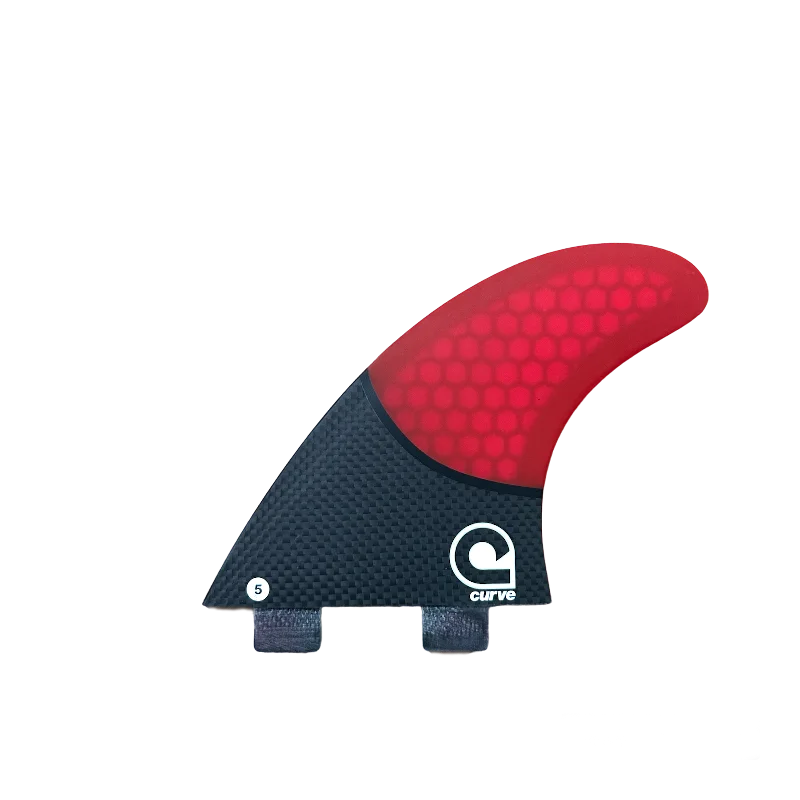 surfboard fins for better control during deep turns-Surfboard Fins M Quad Dual Tab - CARBON BASE