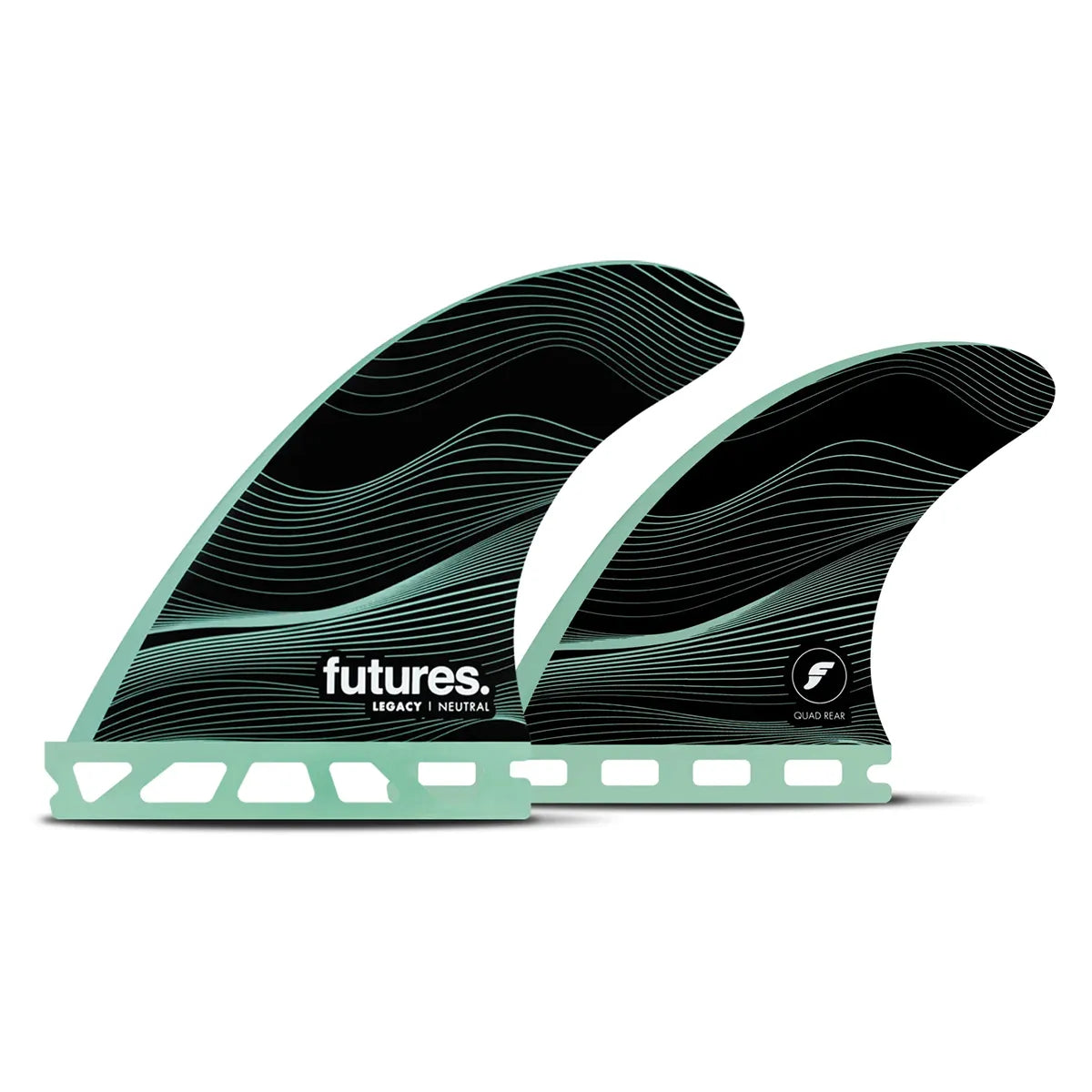 surfboard fins for fast response in waves-Futures Fins F4 Honeycomb Quad Fin Set - Small