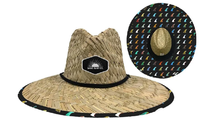 surfboard fins for high-speed turns-Sand Surf Co. Finster Straw Hat