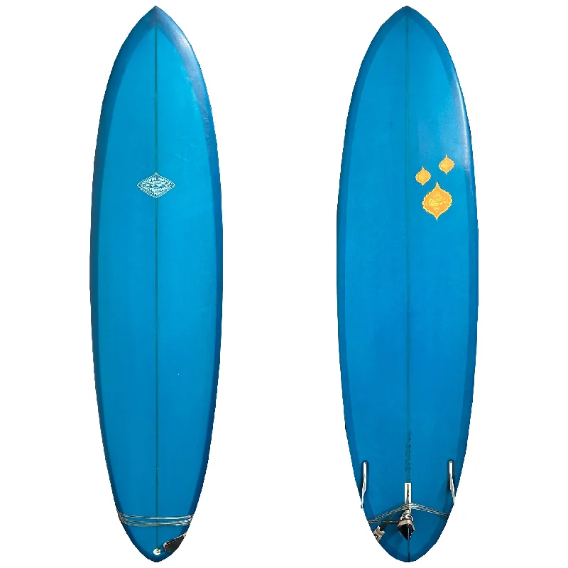 surfboards with a mix of flexibility and rigidity-Michel Junod 7'4 Consignment Surfboard - Futures