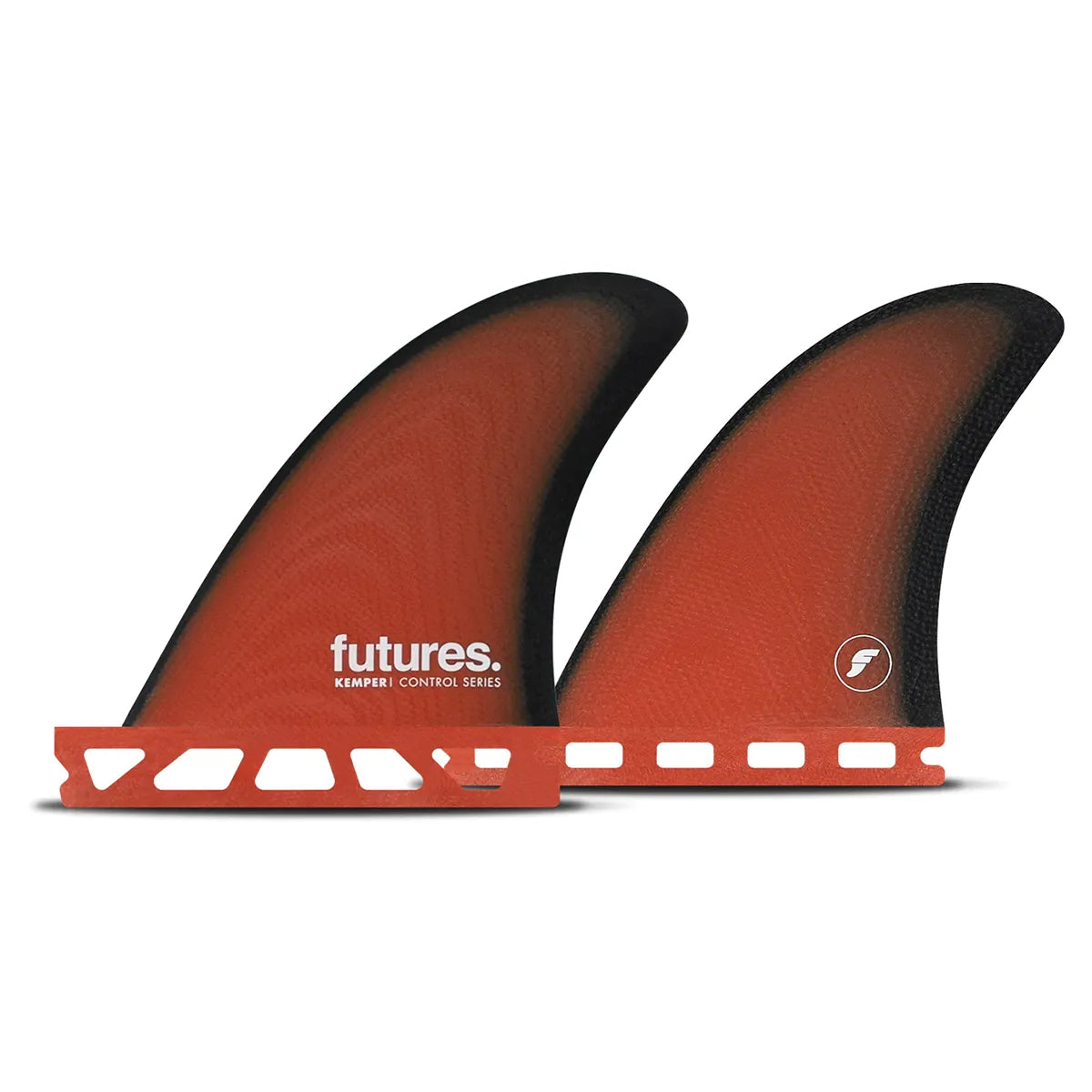 surfboard fins with added volume for buoyancy-Futures Fins Billy Kemper Fiberglass Quad Fin Set