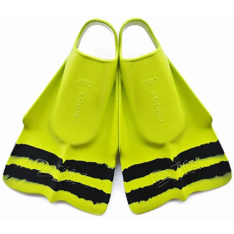 surfboard fins for tight turns and quick maneuvers-DaFin Swim Fins - Slyde - Yellow & Black