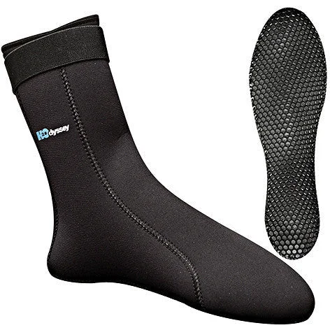 surf clothing for flexible, unrestricted movement-H2Odyssey Ultrasock 3mm Fin Socks