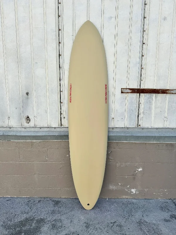 surfboards with low drag for increased speed-LOVE MACHINE | 8'1" FM KHAKI OPAQUE / CLEAR SURFBOARD