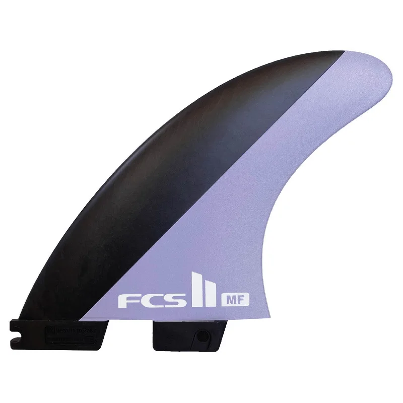 surfboard fins with quick response-FCS II Mick Fanning PC Tri Fin Set - Medium - Charcoal/Lavender