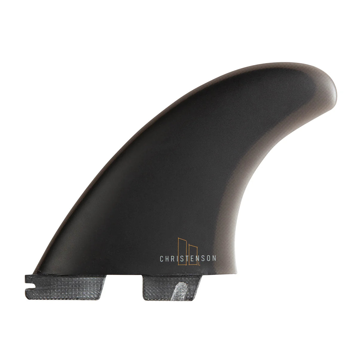 surfboard fins for precise control on big waves-FCS II Christenson Performance Glass Tri-Quad Fin Set  - Medium -  Black