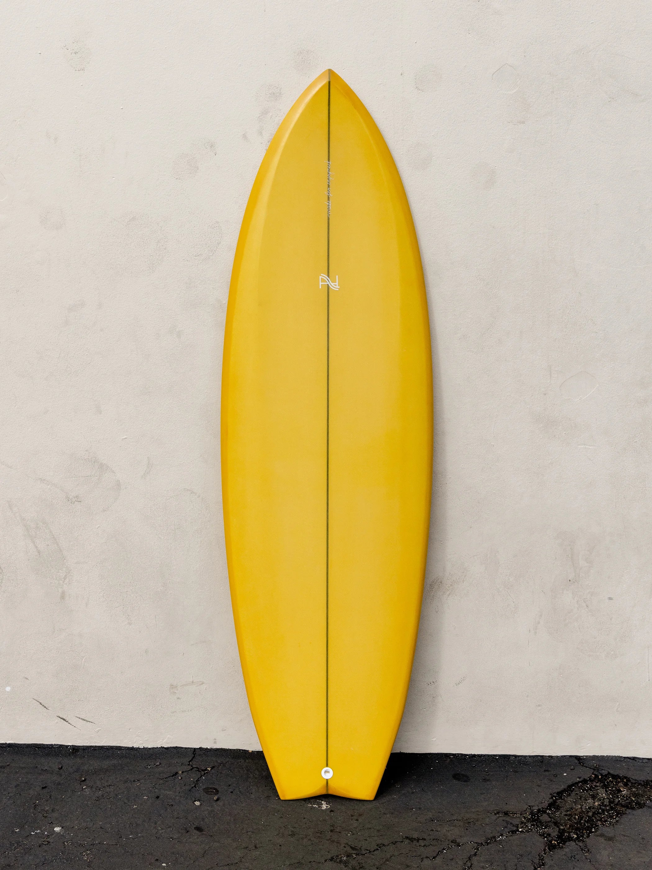 surfboards for quick response in the water-A&H Vessels | 5'7" Gaffer Symmetrical Golden Surfboard