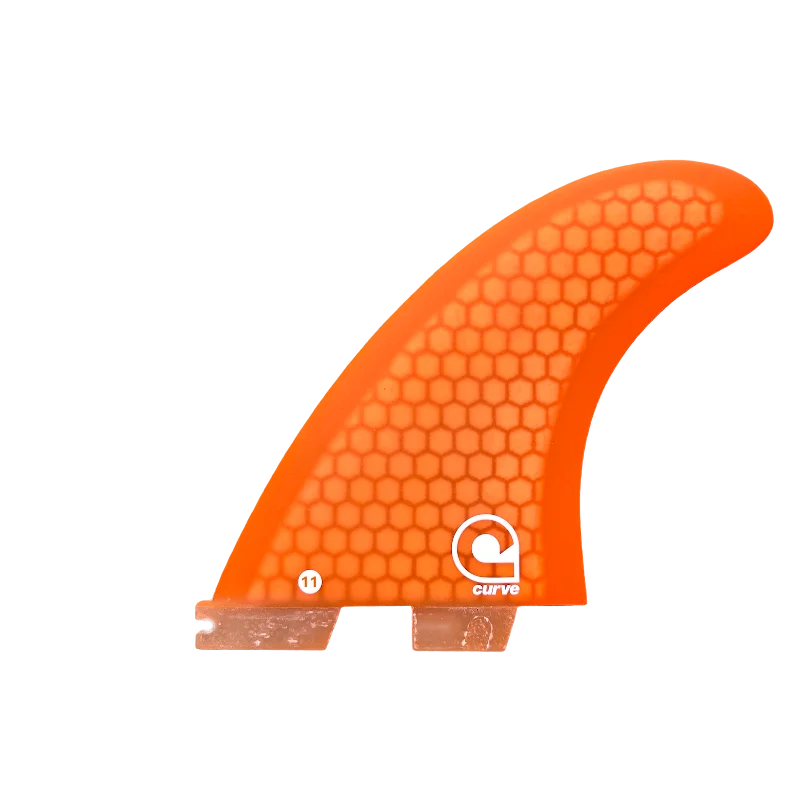 high-performance surfboard fins for advanced surfers-Sup Fins M11 - Dual Tab "11" Thruster - HEXCORE