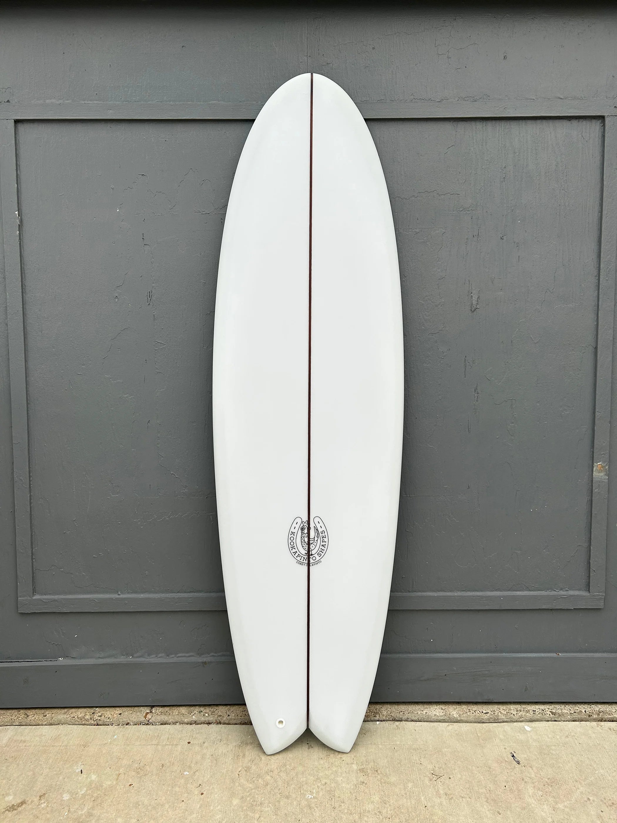 surfboards with unique designs for stylish rides-Kookapinto Shapes | 6'5" Thick Twin Fish Surfboard