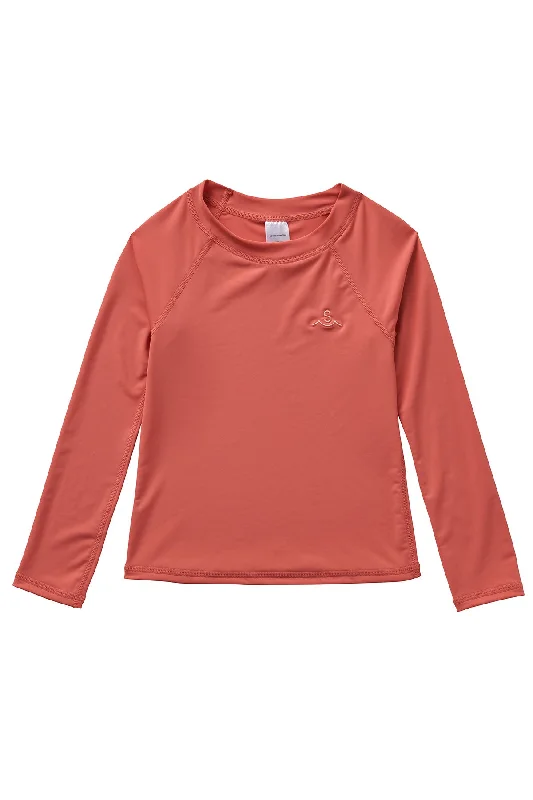 surf clothing for all types of surf conditions-Youth Rashguard / Blush