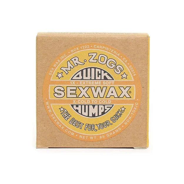 surf clothing for warmth in early morning surf-Sex Wax Quick Humps Surf Wax (X-Cold)