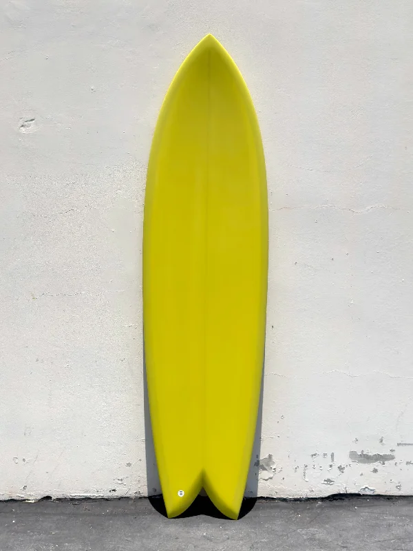 top-rated surfboards for speed-Deepest Reaches | 6’6” Mega Fish Solarium Yellow Surfboard