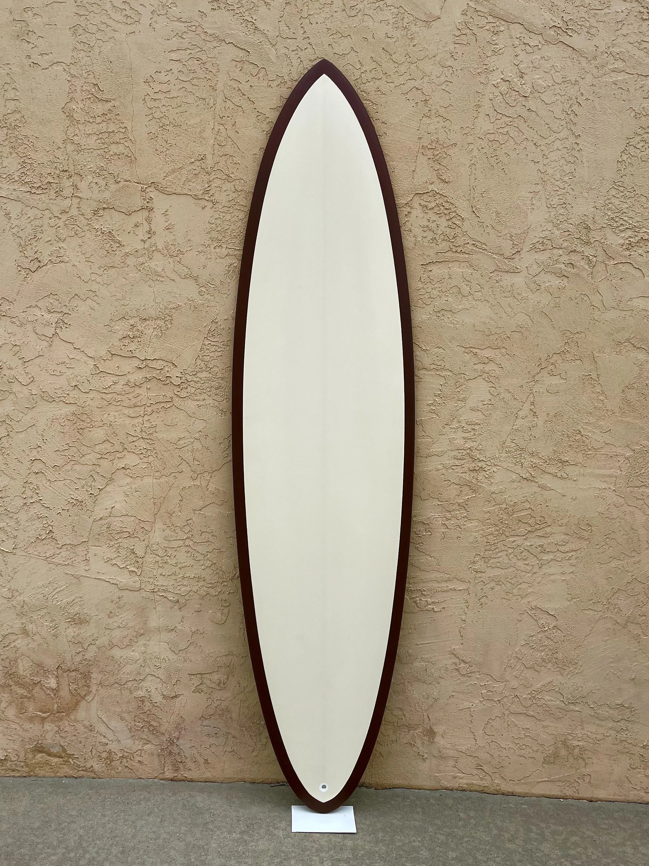 surfboards with custom graphics-ETERNAL LIFE | 7'0" VANILLA ROOT BEER TWIN PIN SURFBOARD