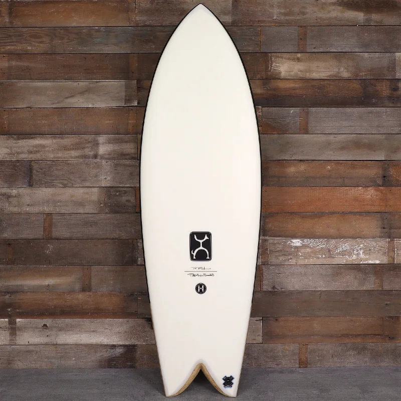 surfboards for high-speed stability-Firewire Too Fish Helium Volcanic 5'8 x 21 9/16 x 2 9/16 Surfboard - Black Rails