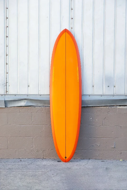 surfboards with lightweight construction for faster paddling-LOVE MACHINE | 7'2" FM I ORANGE SURFBOARD