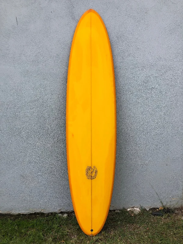 best surfboards for fast turning-Kookapinto Shapes | Thin Twin 7’10" Amber Surfboard