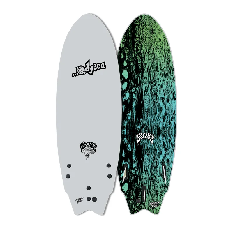 best surfboards for competition-Catch Surf - Odysea X Lost RNF 5'11" Surfboard - Grey