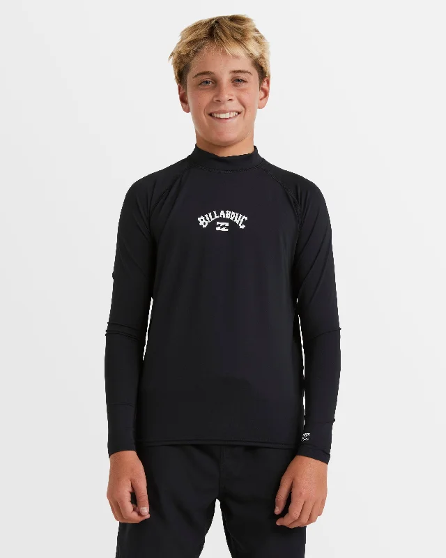 surf clothing for eco-conscious surfers-Boys 8-16 All Day Arch Rash Vest